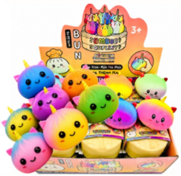 Dumpling Squishy Unicorn Rainbow