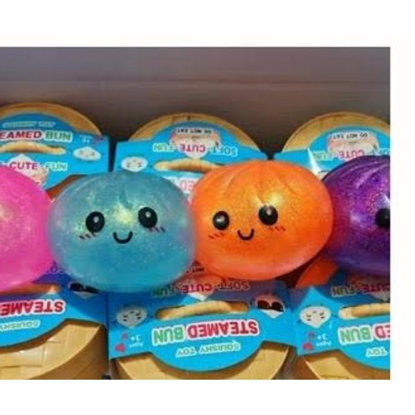 Steamed Bun Squishy - Glitter