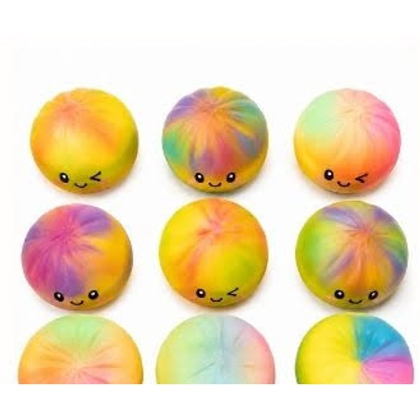 Steamed Bun Squishy - Rainbow